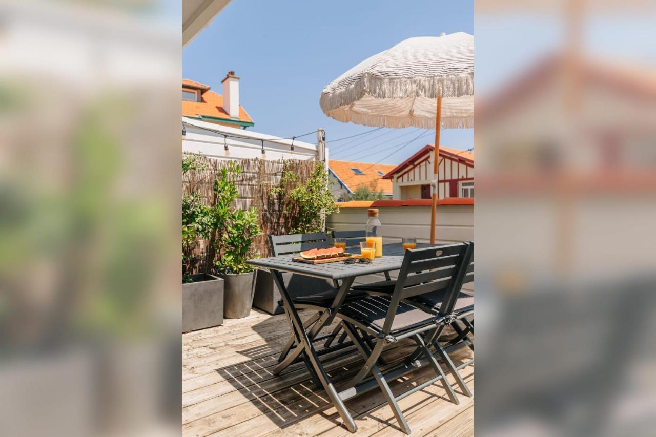 Appartement Little Bibi Terrace - Cote Des Basques And Private Garage *